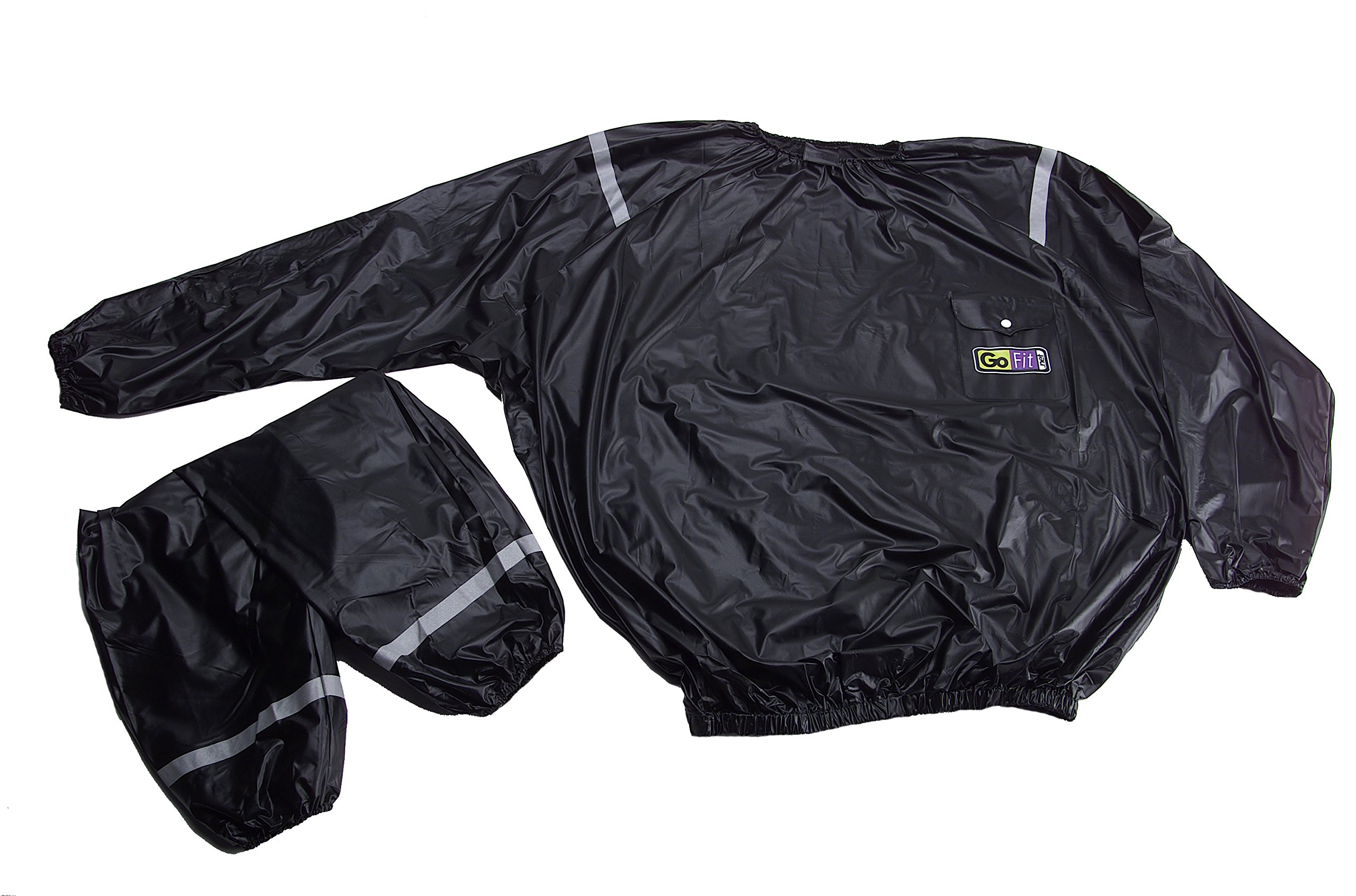 Amazon.com : GoFit Black Vinyl Sweat Suit, 2X/3X (GF-TTS-2X